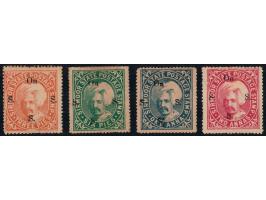 1892-97  3p to 2a complete set of four overprinted On S S S with SG Type 13 in black

