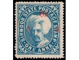 1892-97  1a steel blue overprinted On S S S with SG Type 13 in red
