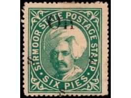 1899  6p deep green overprinted On S S S with SG Type 16. Unpriced in mint condition. 2025 ISES certificate. 
