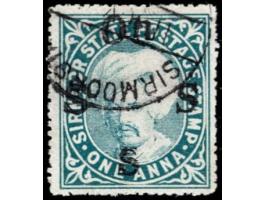 1899  1a grey-blue handstamped On S S S with SG Type 23
