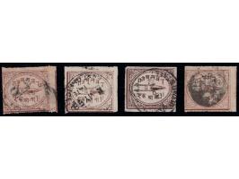 1877  1a in all four listed shades
